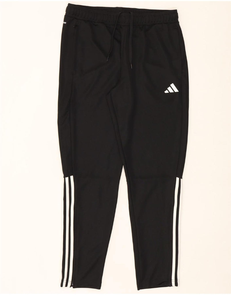 ADIDAS Mens Aeroready Tracksuit Trousers Large  Black Polyester Vintage Adidas and Second-Hand Adidas from Messina Hembry 