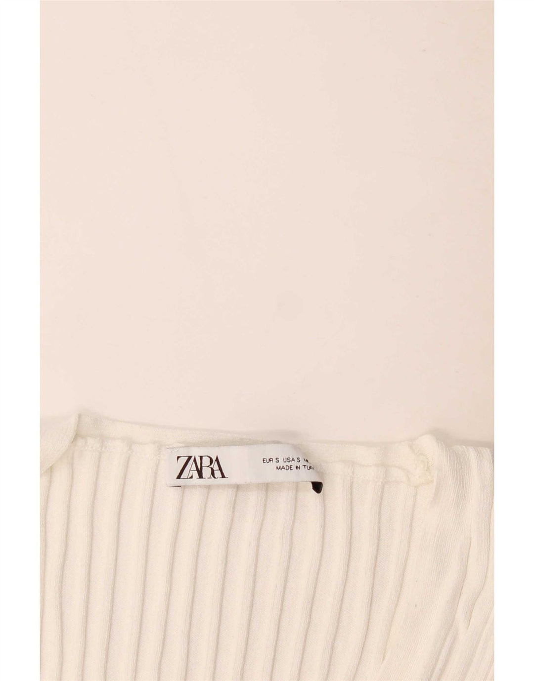 Zara Womens Vest Top UK 8 Small White