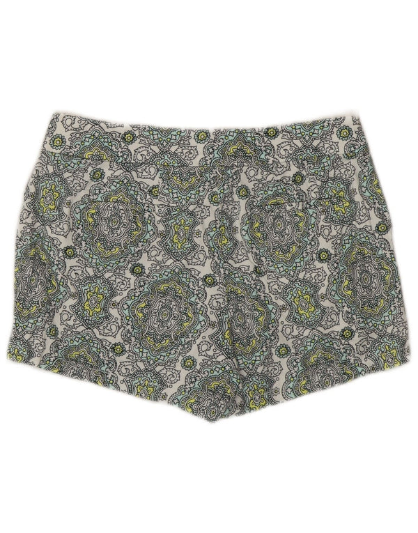 J. CREW Womens Chino Shorts US 2 XS W28  Multicoloured Paisley Cotton