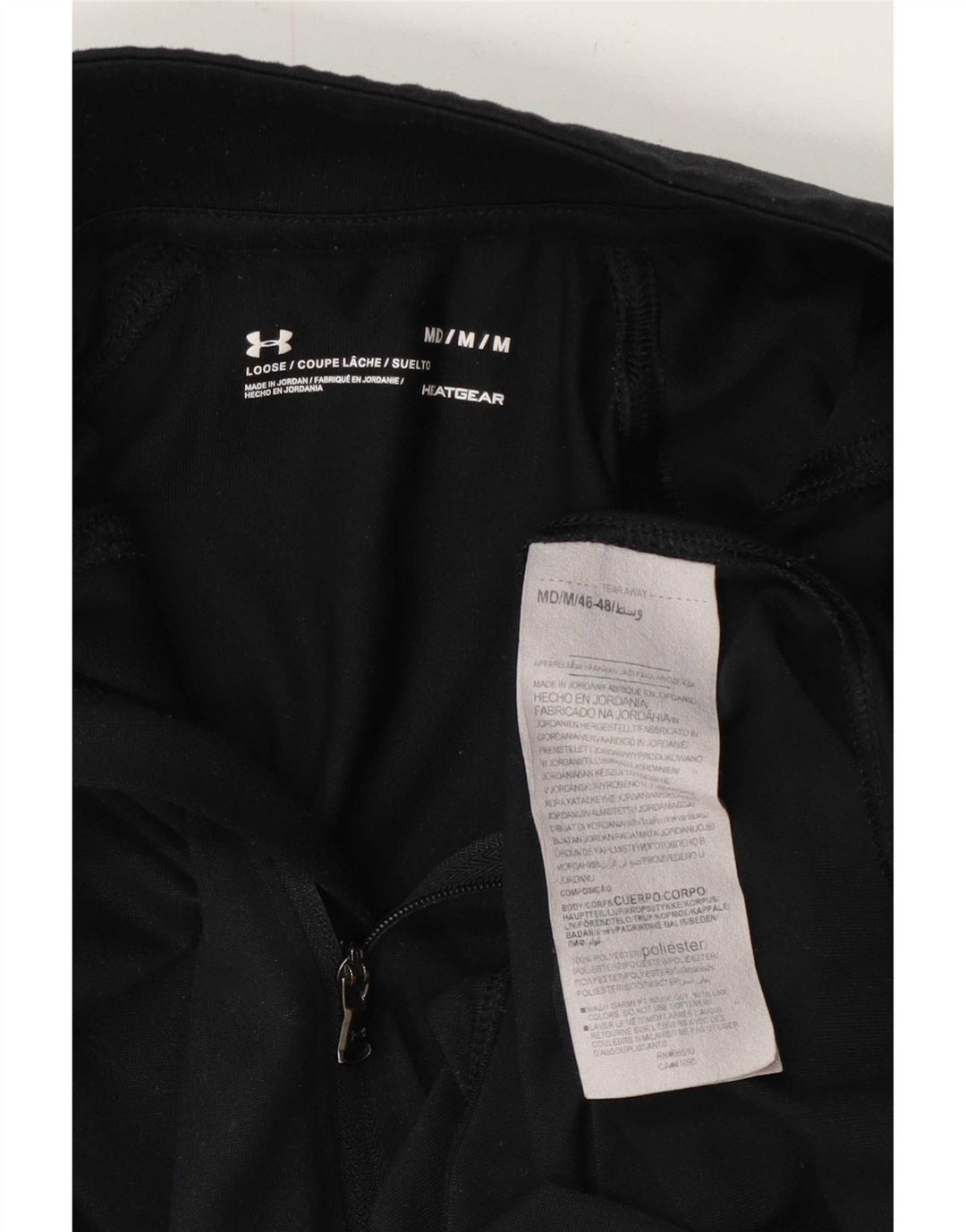 Under Armour Womens Graphic Pullover Tracksuit Top UK 12 Medium Black