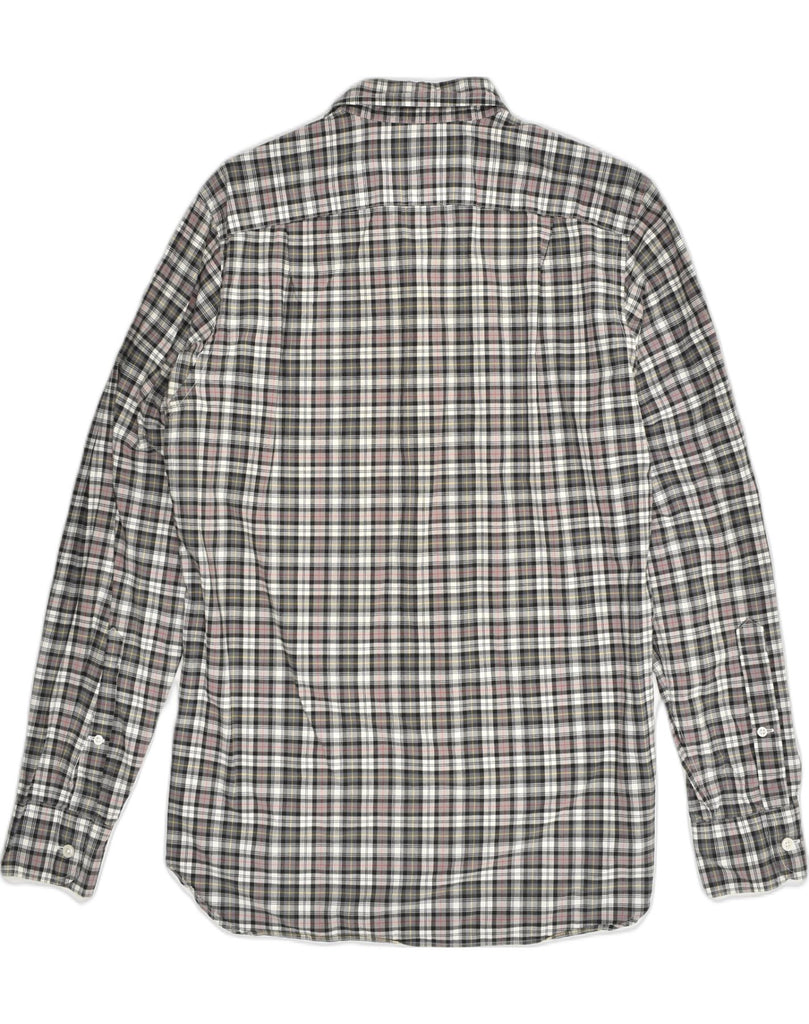 J. CREW Mens Shirt Small Grey Check Cotton | Vintage J. Crew | Thrift | Second-Hand J. Crew | Used Clothing | Messina Hembry 