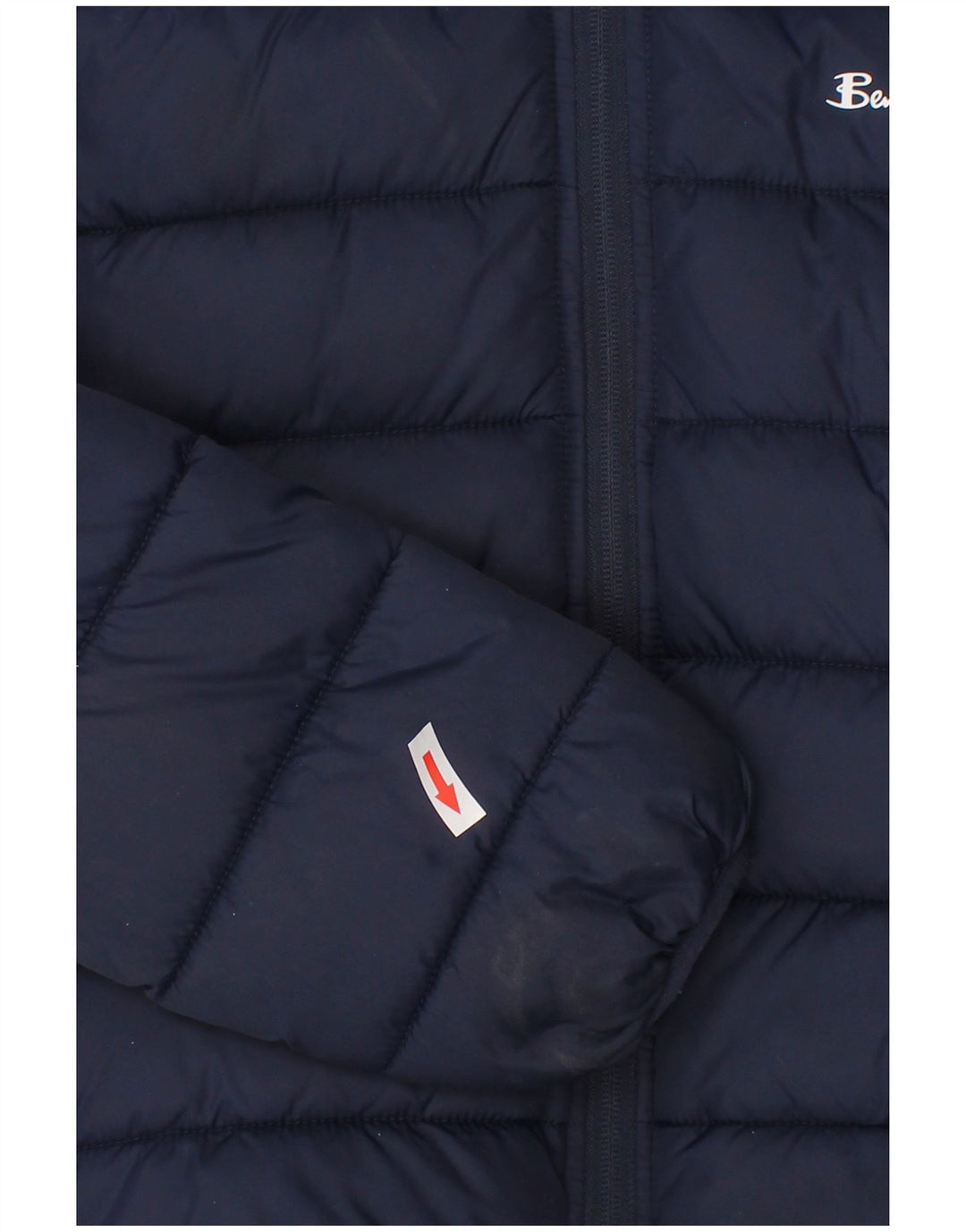 Ben Sherman Boys Padded Jacket 8-9 Years Navy Blue Colourblock Polyamide