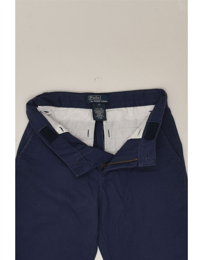 POLO RALPH LAUREN Boys Straight Chino Trousers 4-5 Years W22 L19 Navy Blue | Vintage Polo Ralph Lauren | Thrift | Second-Hand Polo Ralph Lauren | Used Clothing | Messina Hembry 