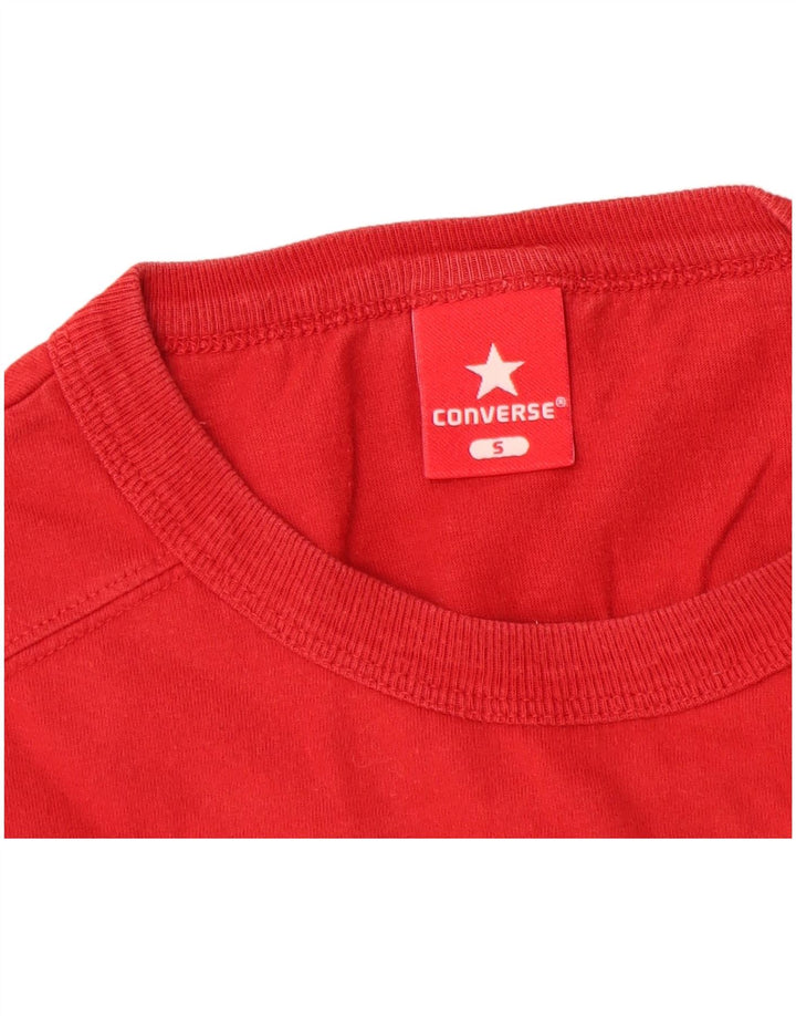 Converse Mens All Star Graphic Vest Top Small Red Cotton