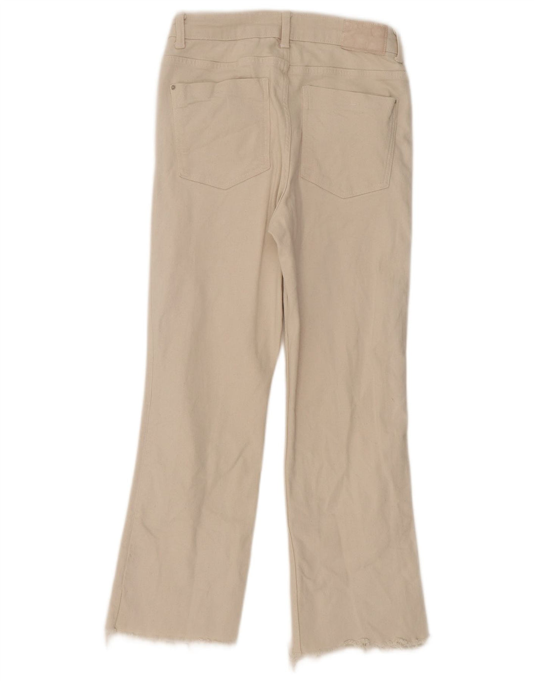 Zara Womens Straight Jeans EU 38 Small W28 L26 Off White