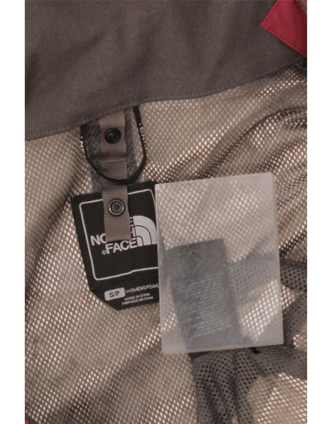 THE NORTH FACE Womens Oversized Rain Jacket UK 10 Small Burgundy