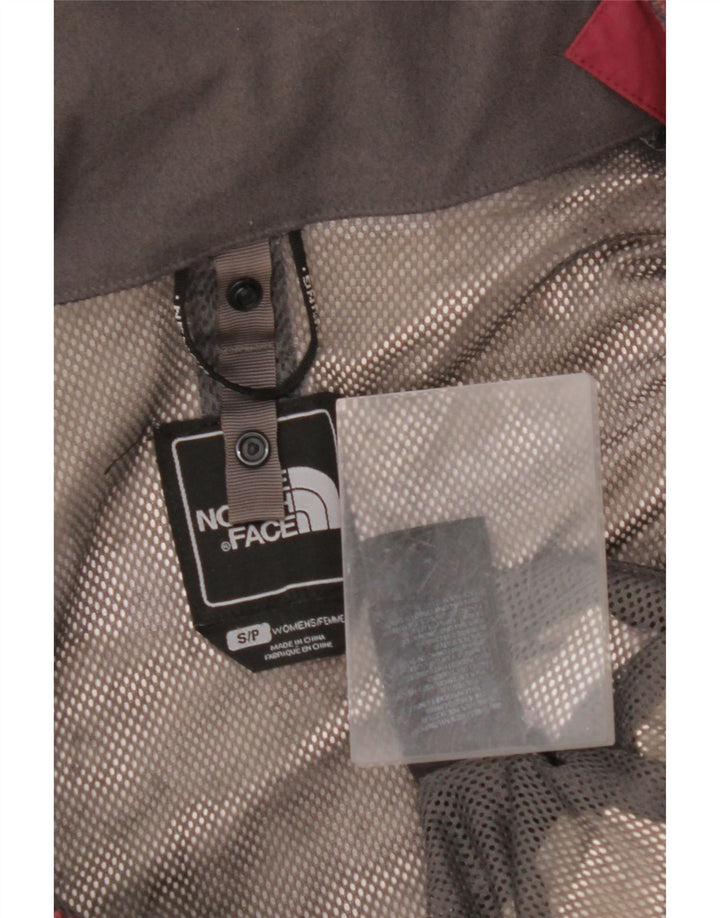 THE NORTH FACE Womens Oversized Rain Jacket UK 10 Small Burgundy