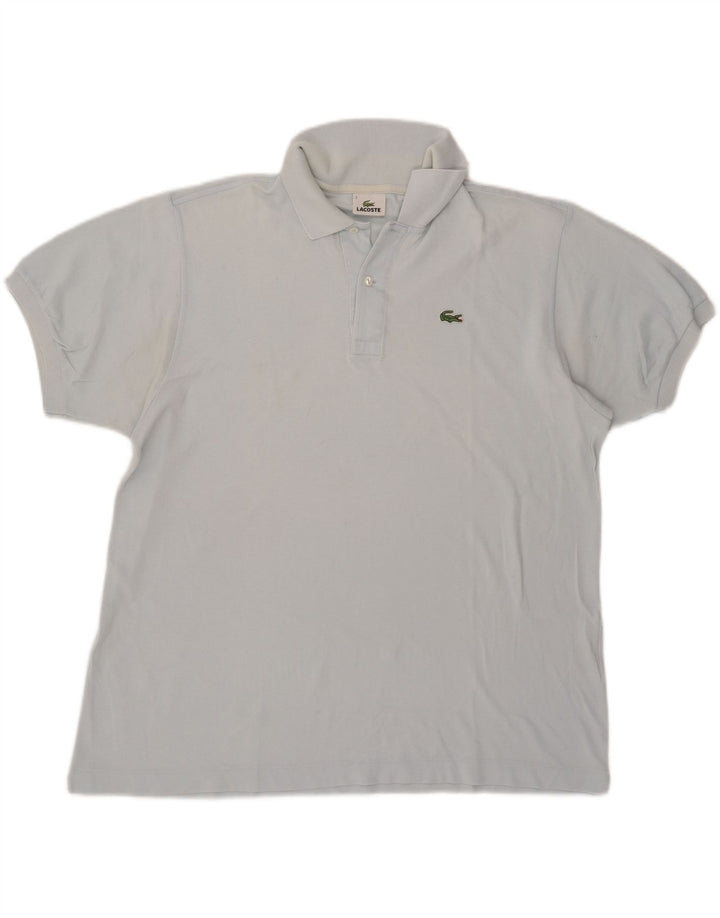 Lacoste Mens Polo Shirt Size 7 2XL Blue Cotton