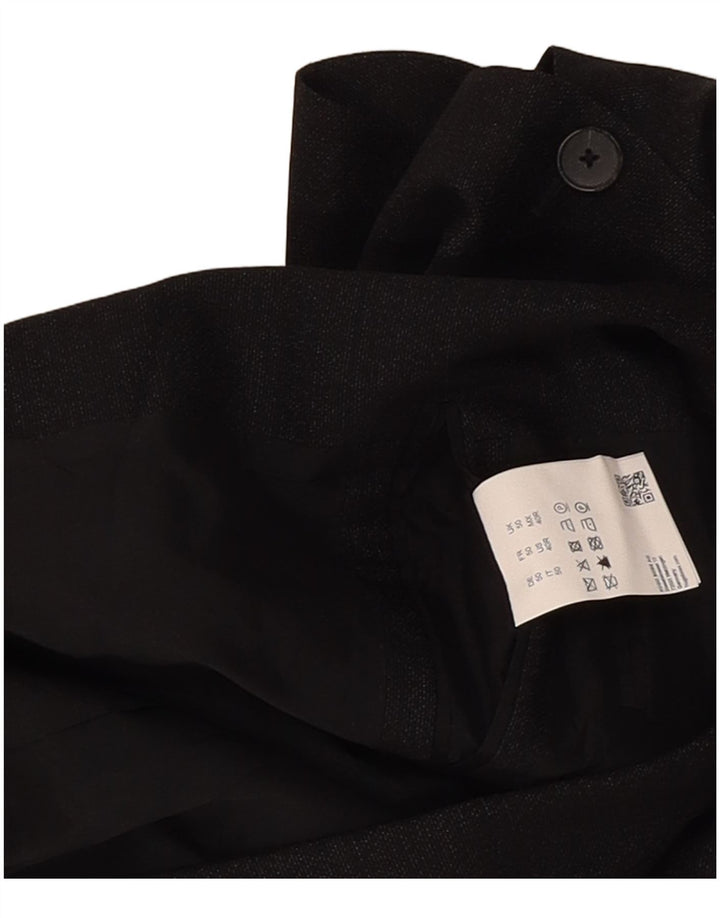 Hugo Boss Mens 2 Button Blazer Jacket UK 50 Large Black Virgin Wool