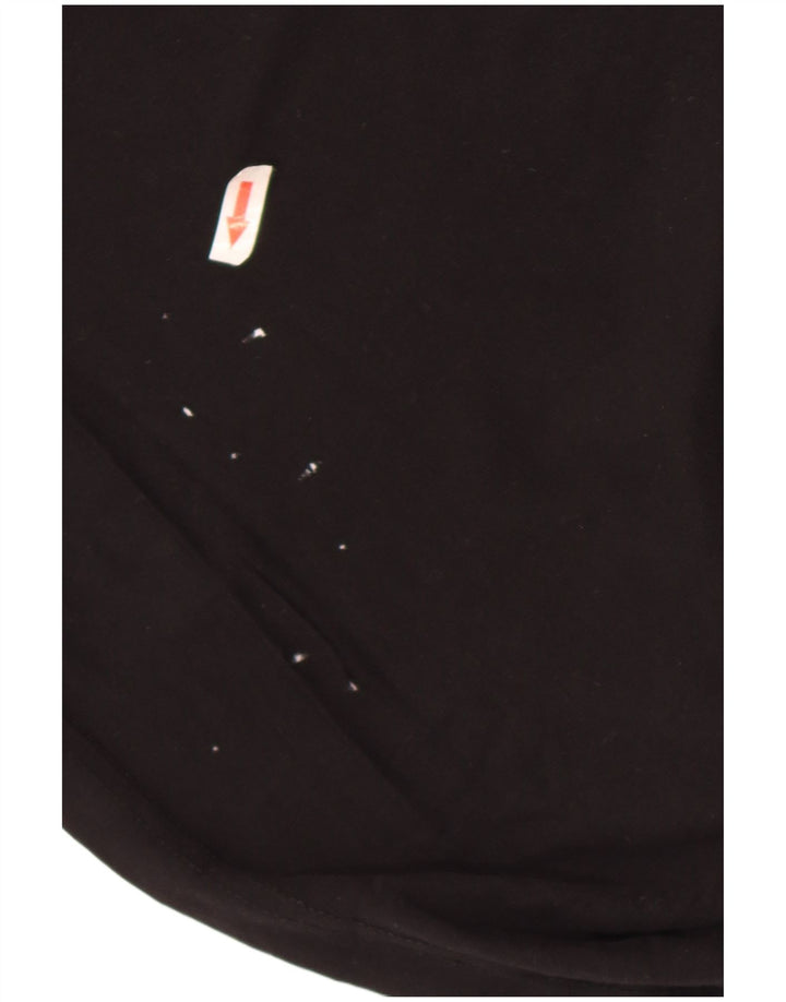 Diesel Mens Graphic T-Shirt Top XL Black Cotton