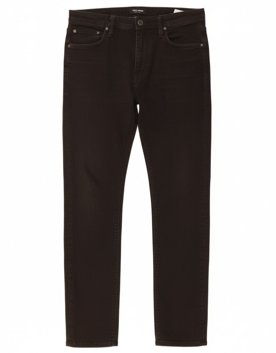 JACK & JONES Mens Slim Jeans W32 L32 Black Cotton