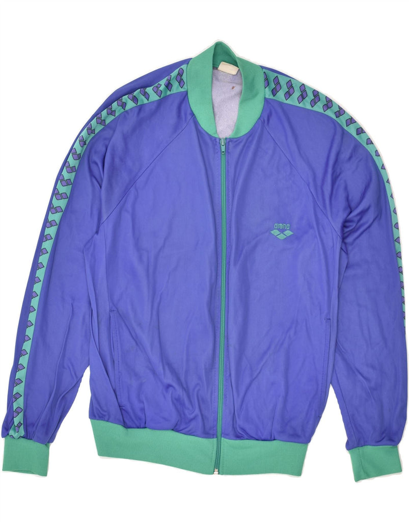 ARENA Boys Tracksuit Top Jacket 14-15 Years Blue Polyamide | Vintage Arena | Thrift | Second-Hand Arena | Used Clothing | Messina Hembry 