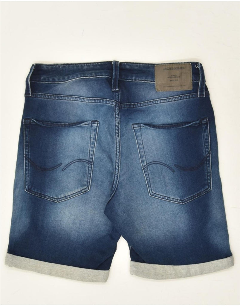 JACK & JONES Mens Regular Distressed Denim Shorts XS W27  Blue Cotton | Vintage Jack & Jones | Thrift | Second-Hand Jack & Jones | Used Clothing | Messina Hembry 