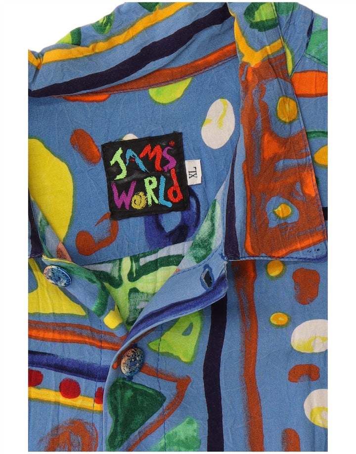 JAMS WORLD Mens Short Sleeve Shirt XL Multicoloured Floral
