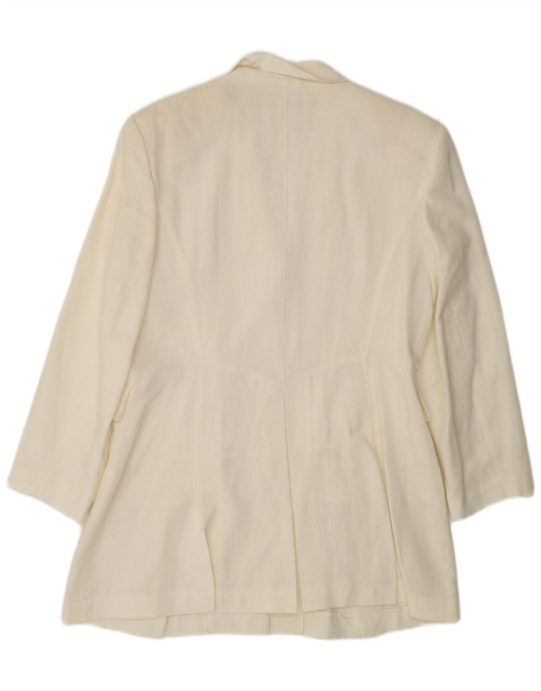 Viventy Womens Longline 3 Button Blazer Jacket EU 40 Medium Off White