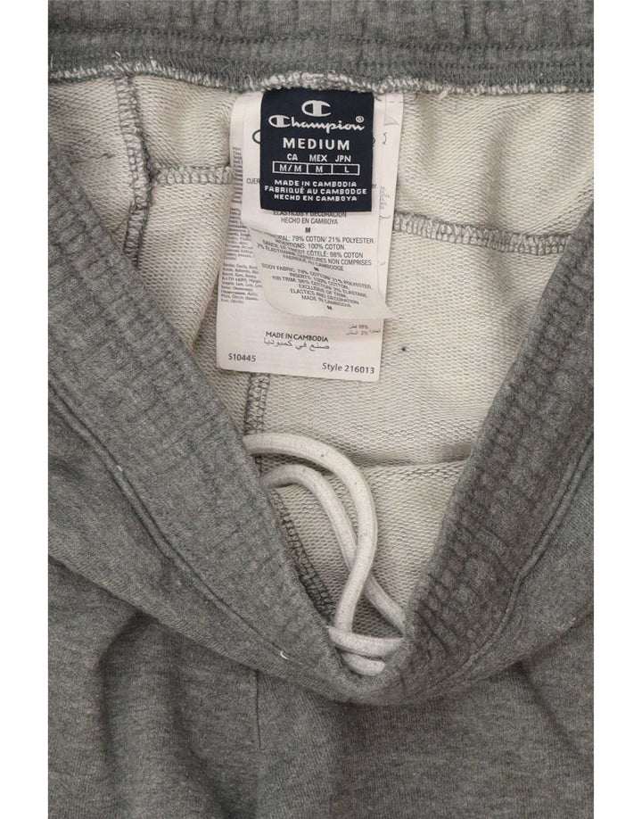 Champion Mens Tracksuit Trousers Joggers Medium Grey Cotton
