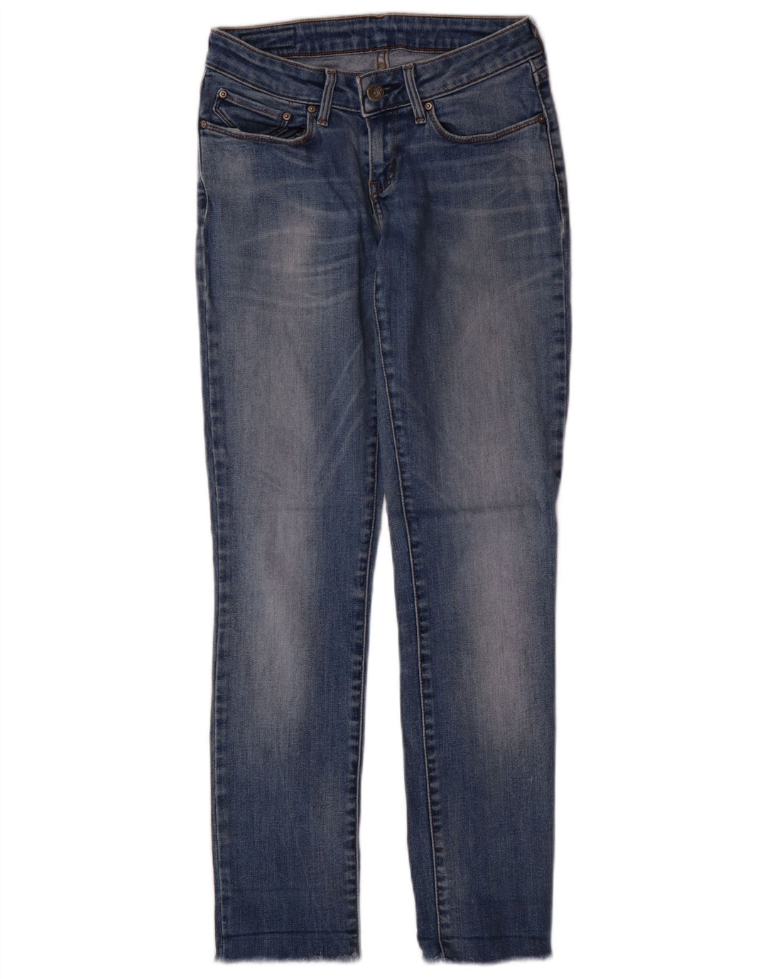 LEVI'S Womens Slim Jeans W27 L28 Blue Cotton