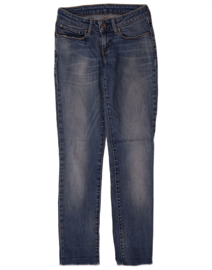 LEVI'S Womens Slim Jeans W27 L28 Blue Cotton