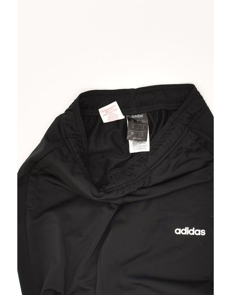 ADIDAS Boys Tracksuit Trousers Joggers 11-12 Years Black Polyester | Vintage Adidas | Thrift | Second-Hand Adidas | Used Clothing | Messina Hembry 