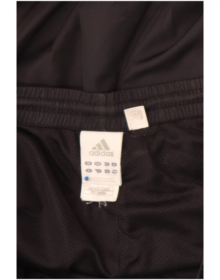 Adidas Mens Tracksuit Trousers Joggers Large Black Colourblock Polyester