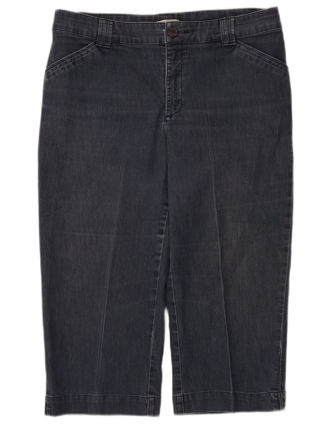 Lee Womens Capri Jeans US 12 Large W32  Navy Blue Cotton