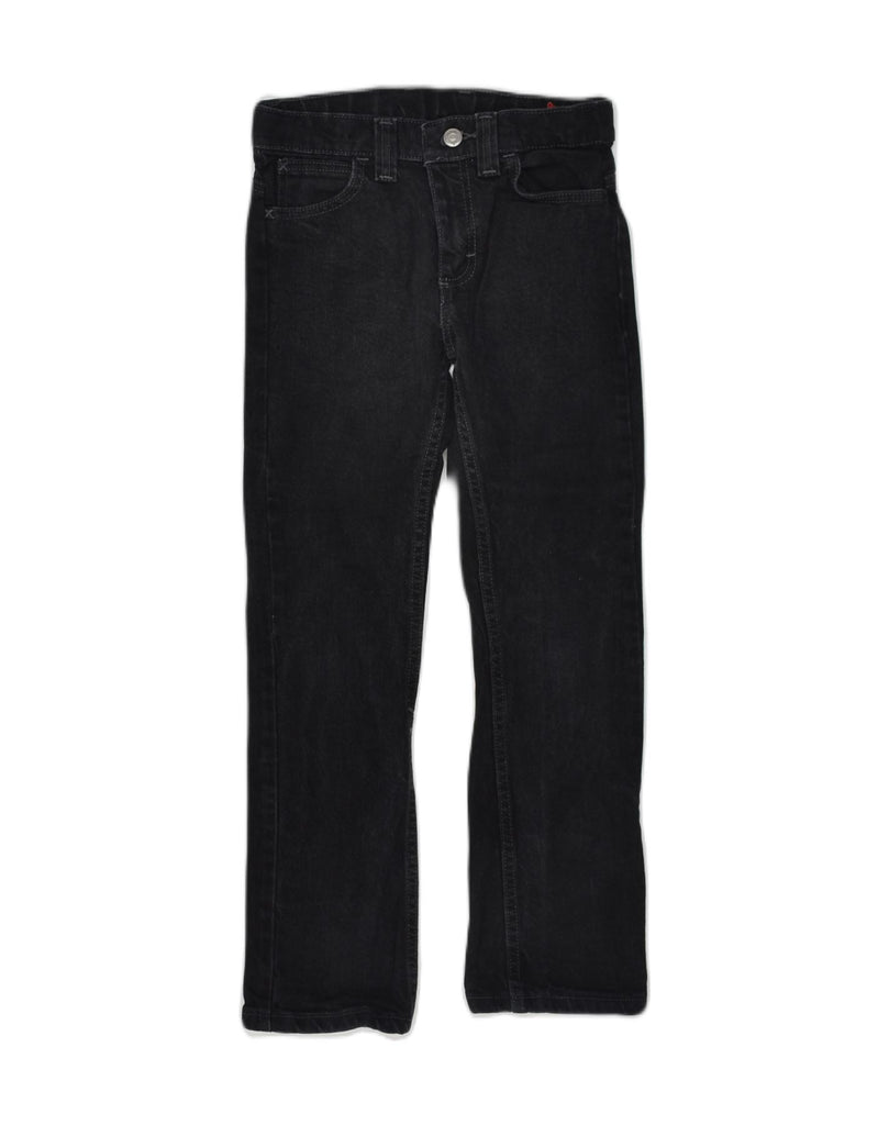 WRANGLER Boys Straight Jeans 9-10 Years W24 L23  Black Cotton | Vintage Wrangler | Thrift | Second-Hand Wrangler | Used Clothing | Messina Hembry 