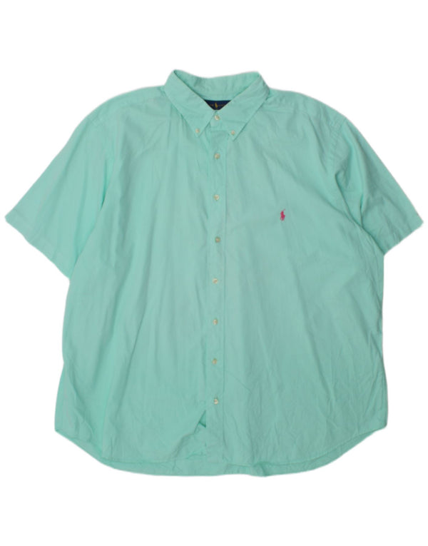 Ralph Lauren Mens Short Sleeve Shirt 3XL Turquoise