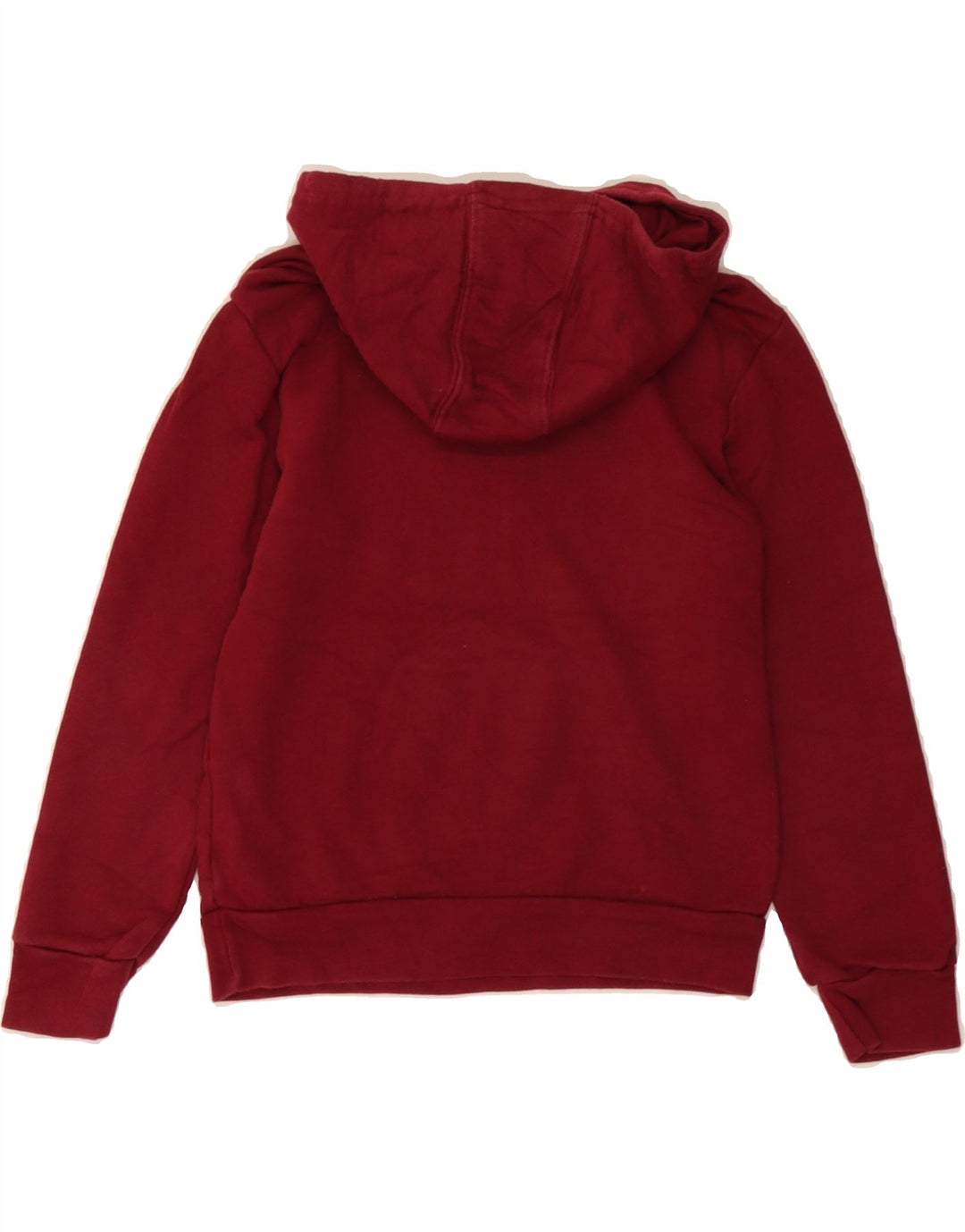 ADIDAS Boys Graphic Hoodie Jumper 7-8 Years Red Vintage Adidas and Second-Hand Adidas from Messina Hembry 