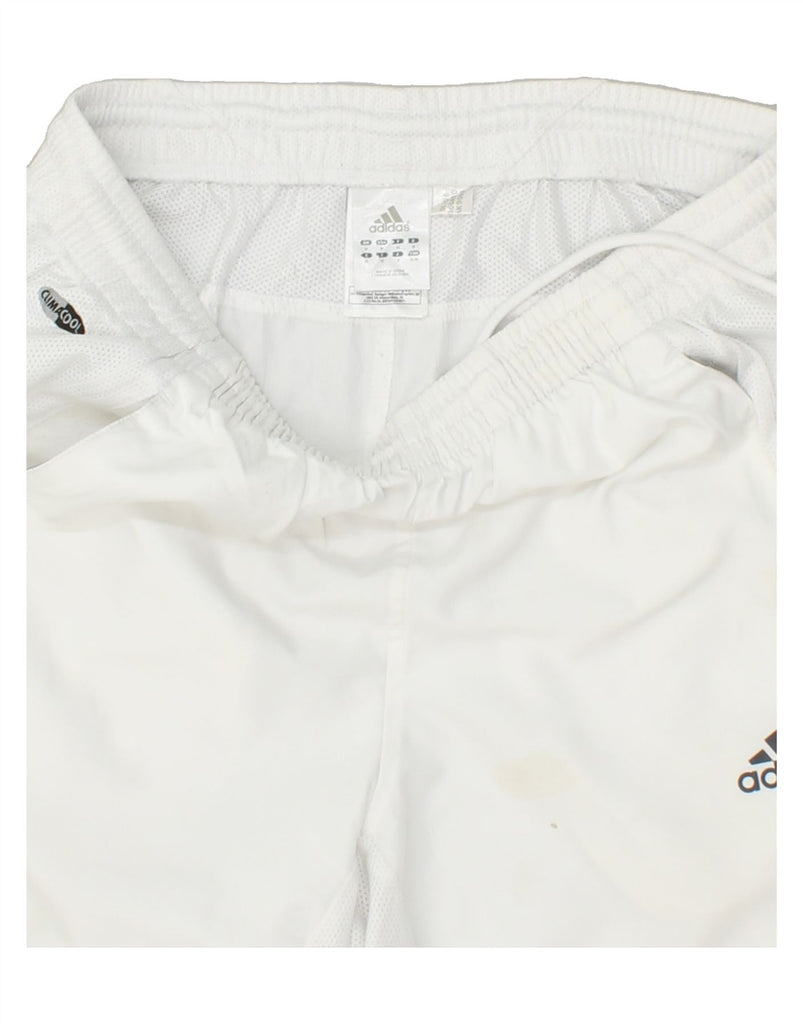 ADIDAS Mens Climacool Sport Shorts Medium White Polyester | Vintage Adidas | Thrift | Second-Hand Adidas | Used Clothing | Messina Hembry 