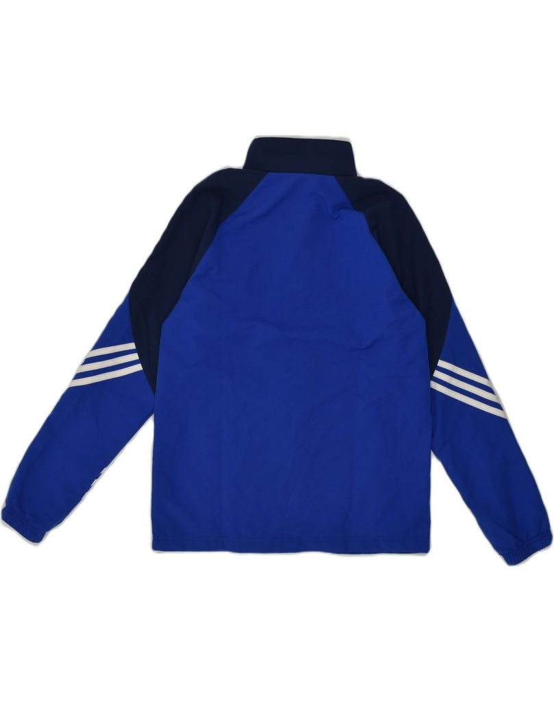 ADIDAS Boys Tracksuit Top Jacket 13-14 Years XL Blue Colourblock Polyester | Vintage Adidas | Thrift | Second-Hand Adidas | Used Clothing | Messina Hembry 