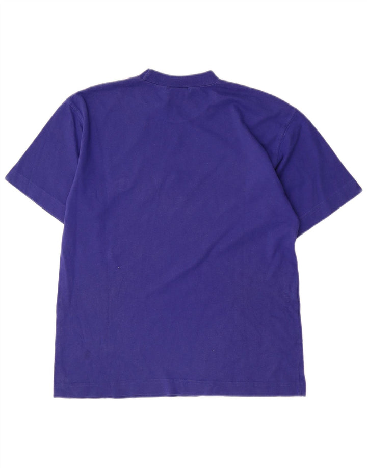 Champion Mens T-Shirt Top Small Blue Cotton