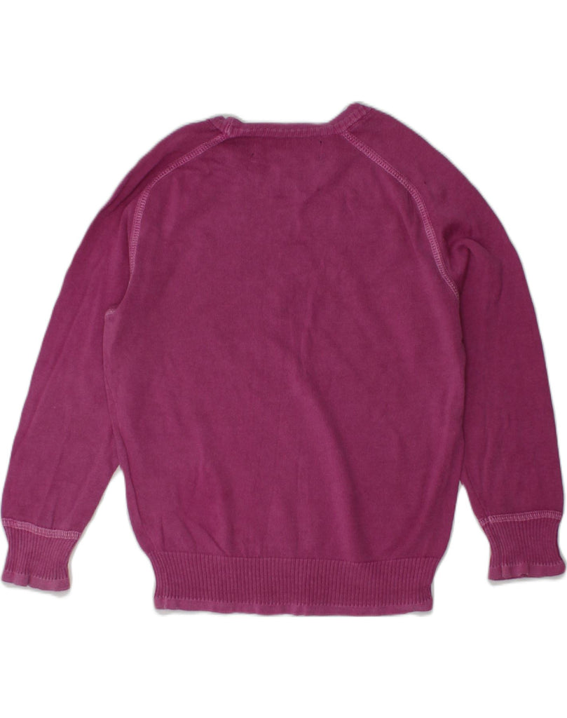 JECKERSON Girls Crew Neck Jumper Sweater 2-3 Years Purple Cotton | Vintage Jeckerson | Thrift | Second-Hand Jeckerson | Used Clothing | Messina Hembry 