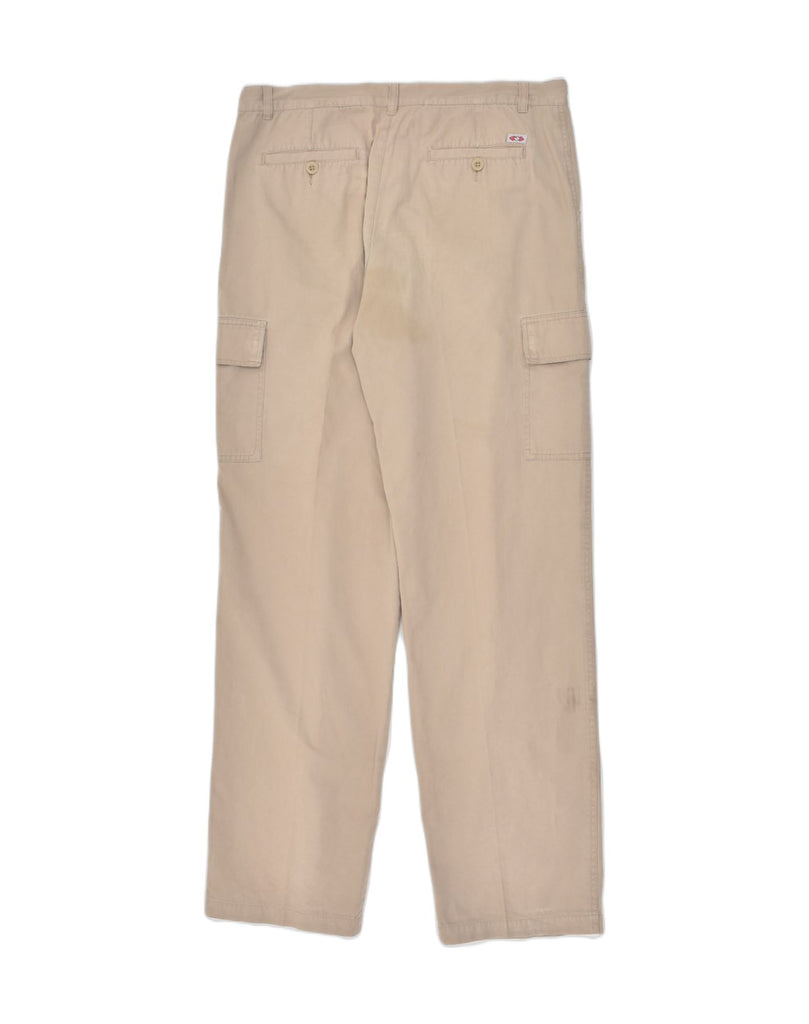 VINTAGE Mens Straight Cargo Trousers W36 L33  Beige Cotton | Vintage Vintage | Thrift | Second-Hand Vintage | Used Clothing | Messina Hembry 