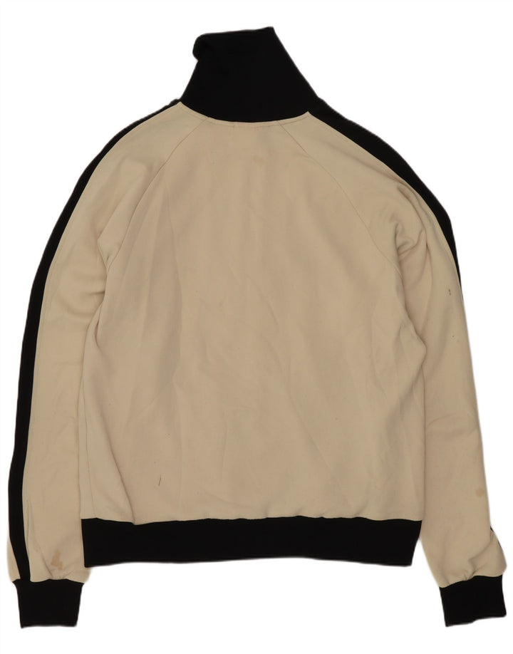 Puma Mens Tracksuit Top Jacket Large Beige Colourblock Polyester