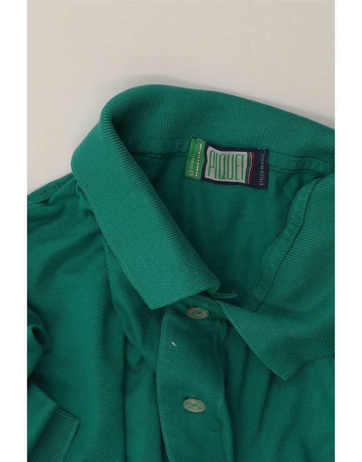 Sergio Tacchini Mens Polo Shirt Medium Green
