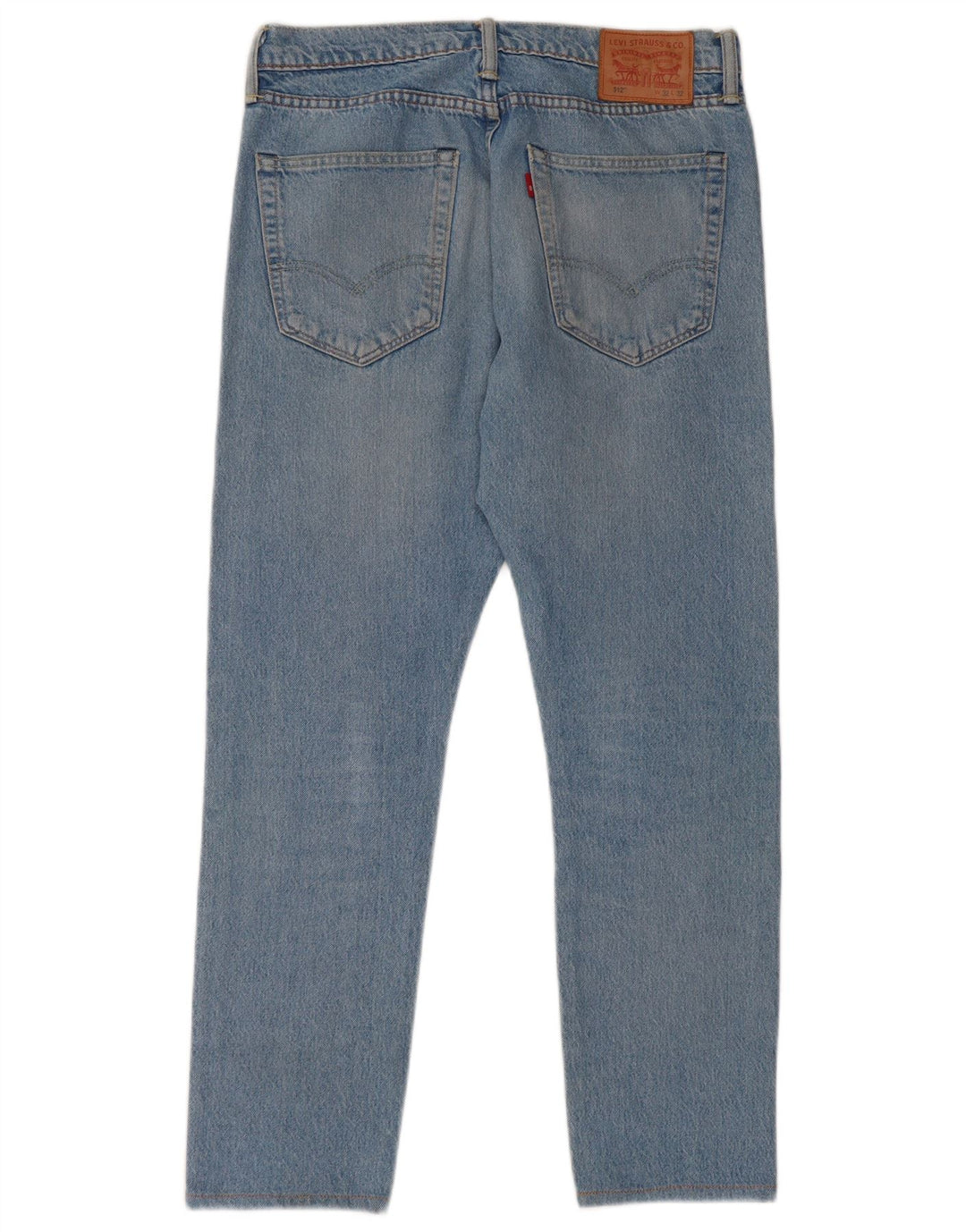 Levi's Womens 512 Slim Tapered Jeans W32 L28 Blue Cotton