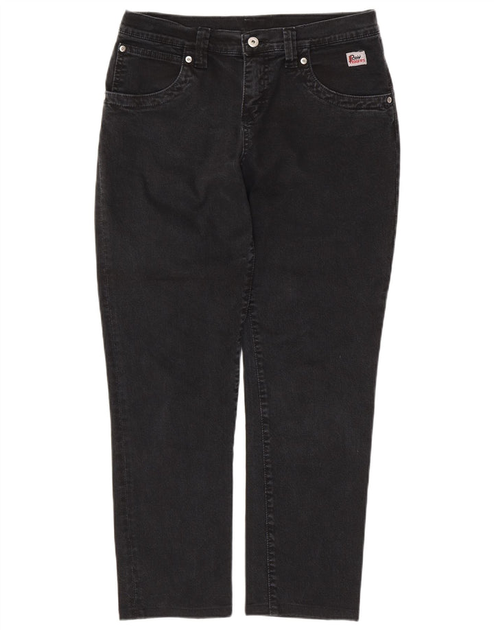 ROY ROGERS Womens Tapered Jeans W33 L27 Black