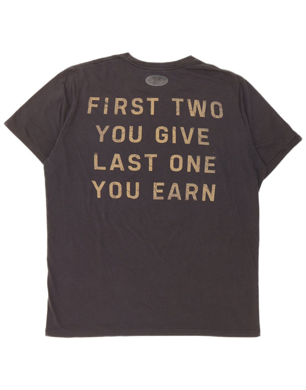 Under Armour Mens Heat Gear Graphic T-Shirt Top Medium Black