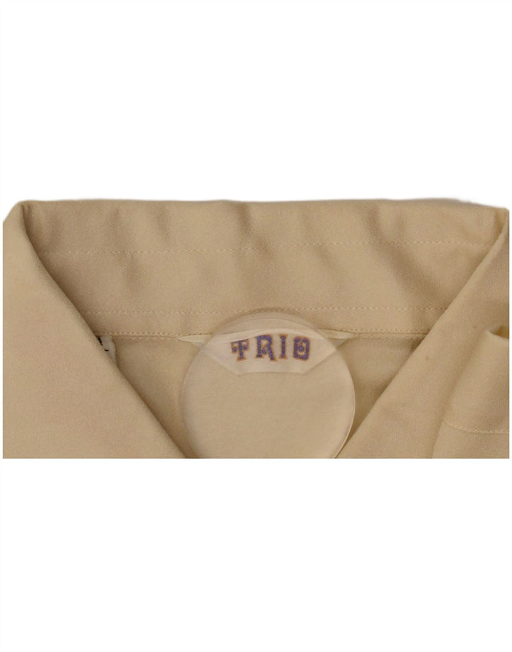 Vintage Mens Shirt Size 42 16 1/2 Large Yellow