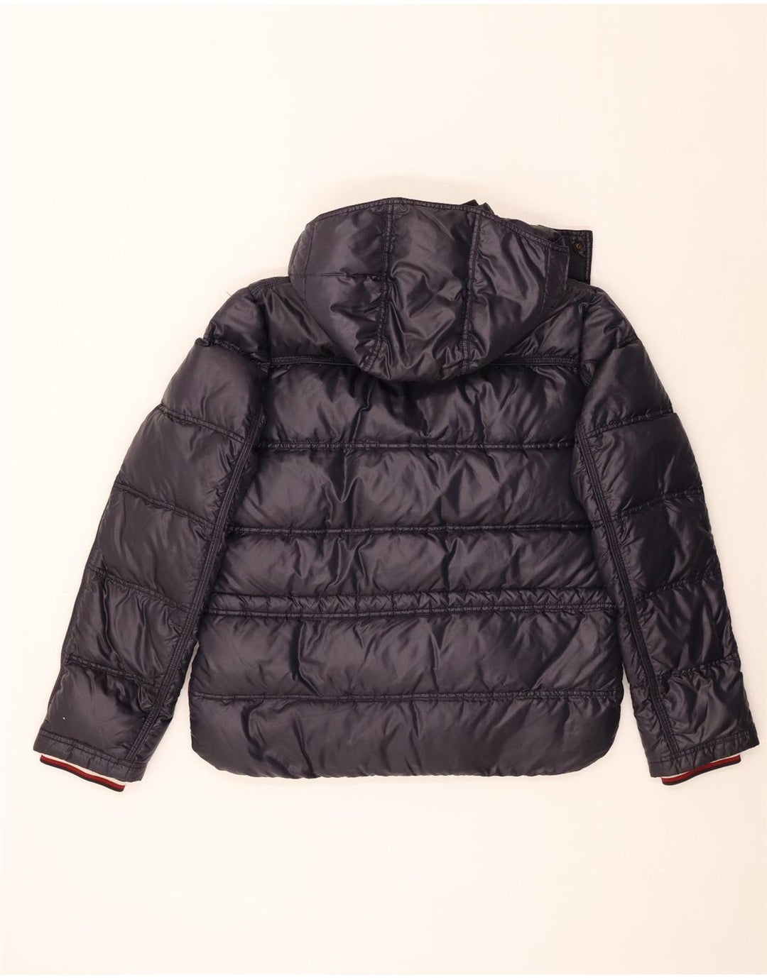 Marina Yachting Mens Hooded Padded Jacket IT 50 Large Navy Blue Polyamide