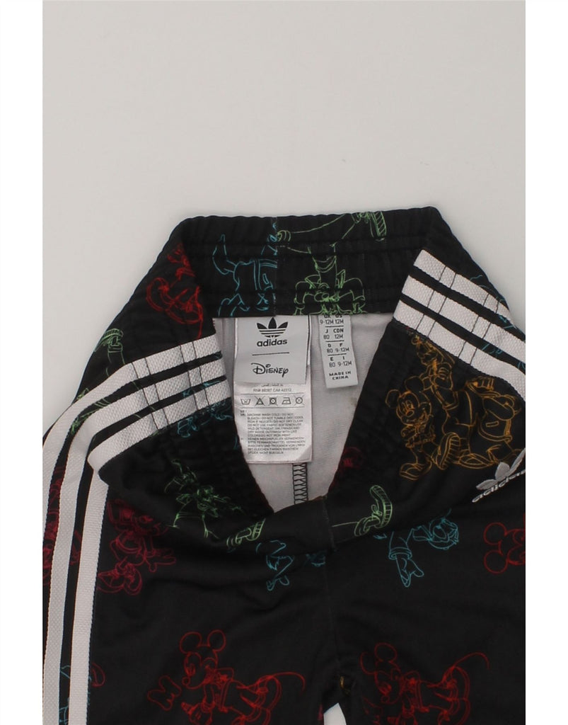 ADIDAS Baby Boys Graphic Joggers Tracksuit Trousers 9-12 Months Black | Vintage Adidas | Thrift | Second-Hand Adidas | Used Clothing | Messina Hembry 
