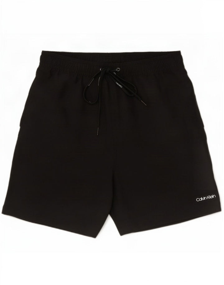 Calvin Klein Mens Swimming Shorts Medium Black Polyester