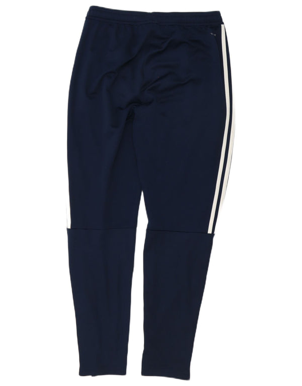Adidas Mens Tracksuit Trousers Medium Navy Blue Polyester