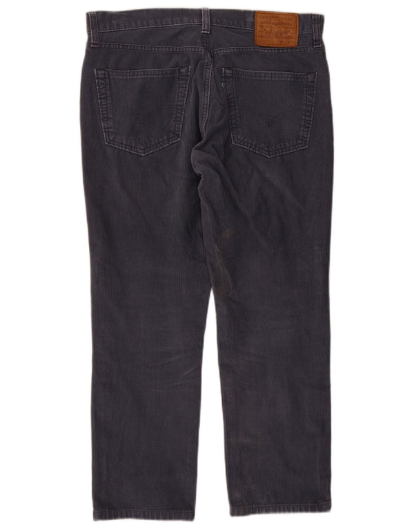 Levi's Mens 511 Slim Corduroy Trousers W32 L26 Navy Blue Cotton