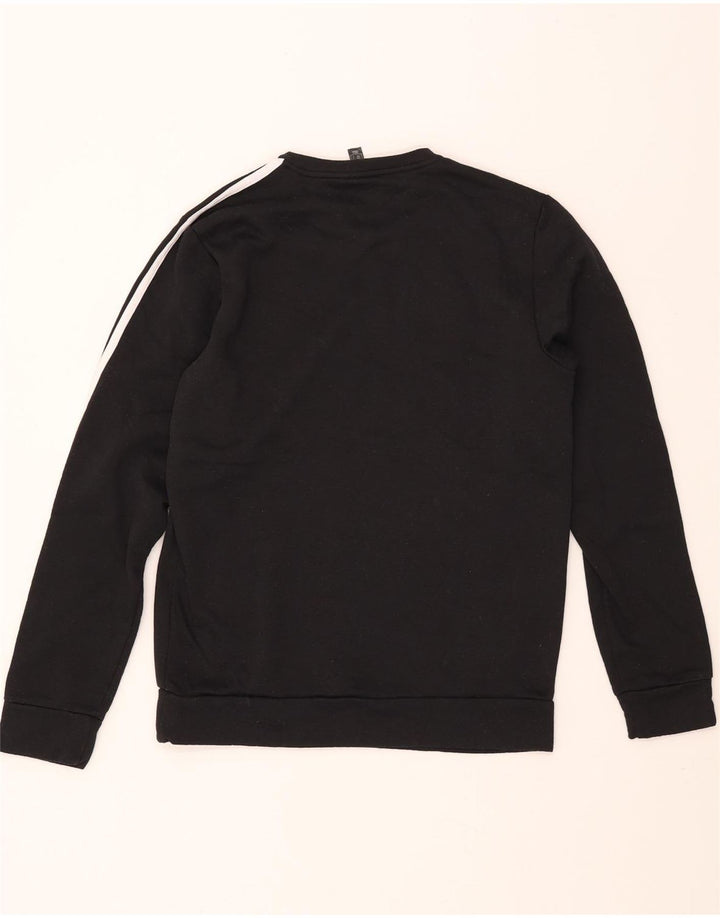 ADIDAS Mens Sweatshirt Jumper Medium Black Polyester