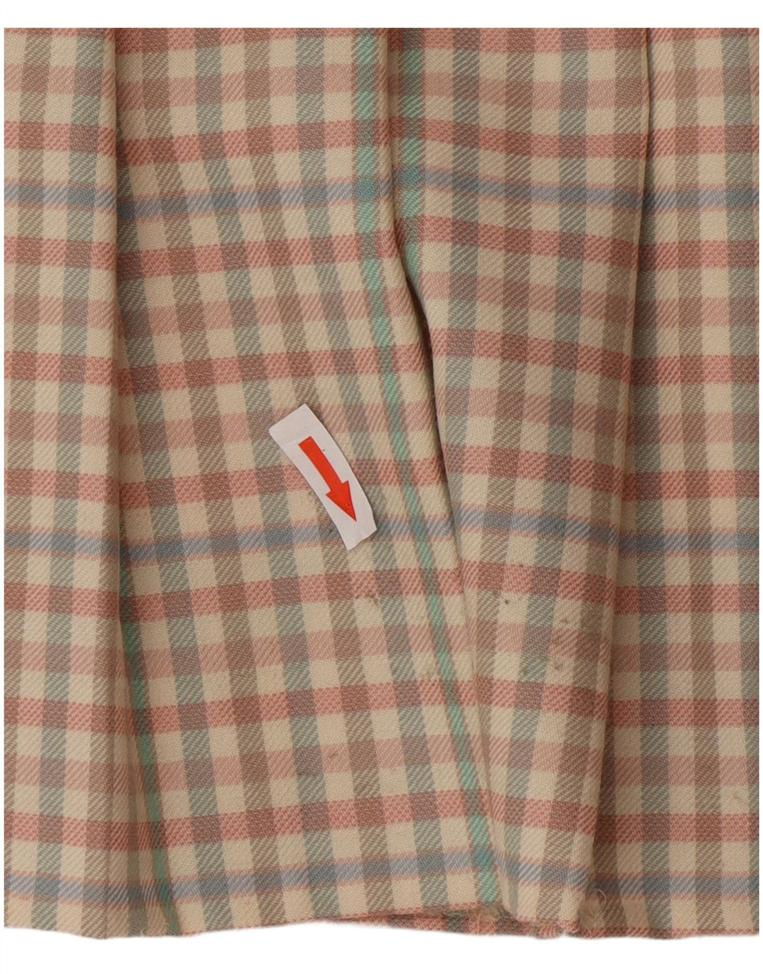 Vintage Womens Mini Skirt IT 42 Medium W26  Multicoloured Gingham Wool