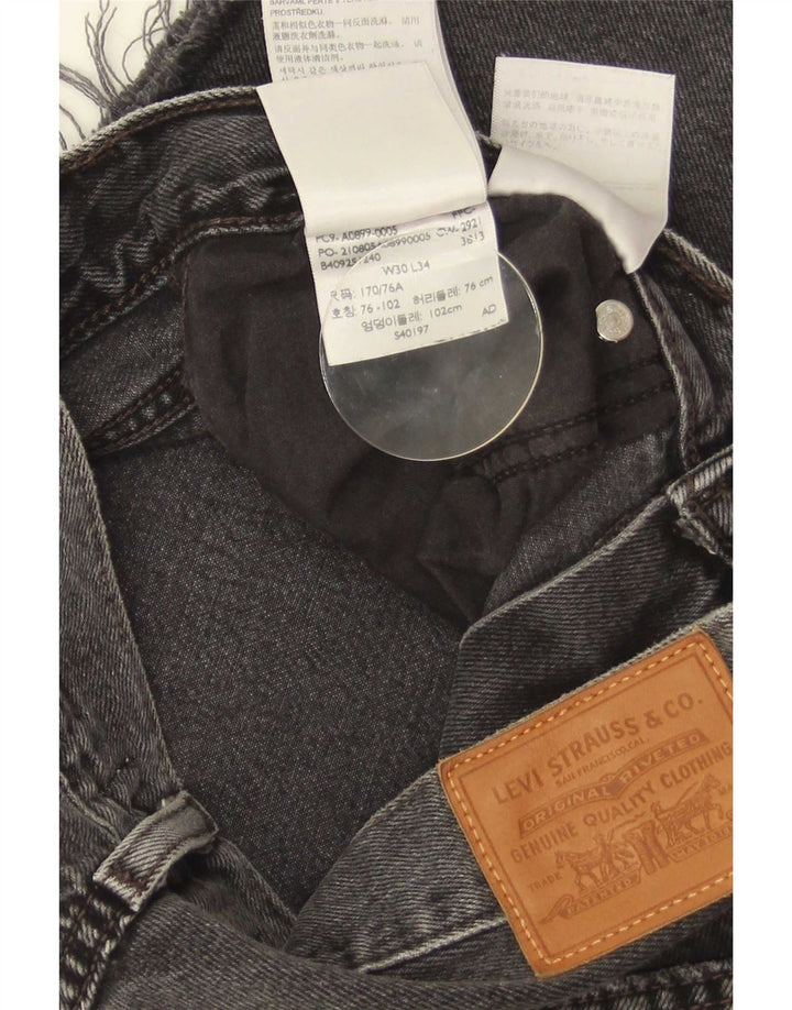 Levi's Womens High Rise Flared Jeans  W30 L26 Grey Cotton