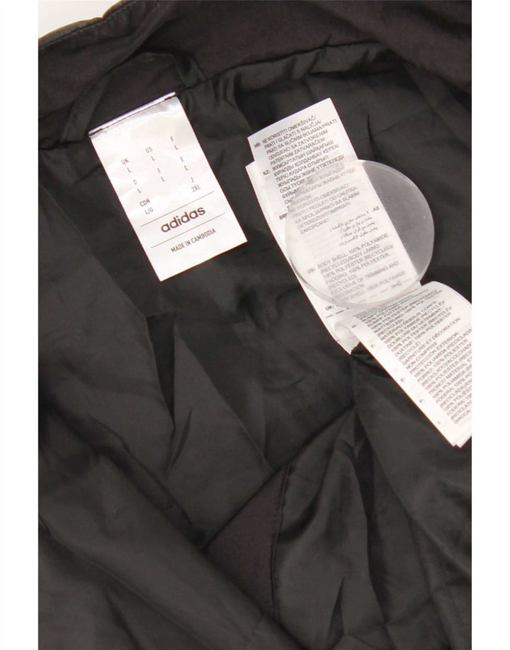 Adidas Mens Utility Gilet UK 40 Large Black Nylon