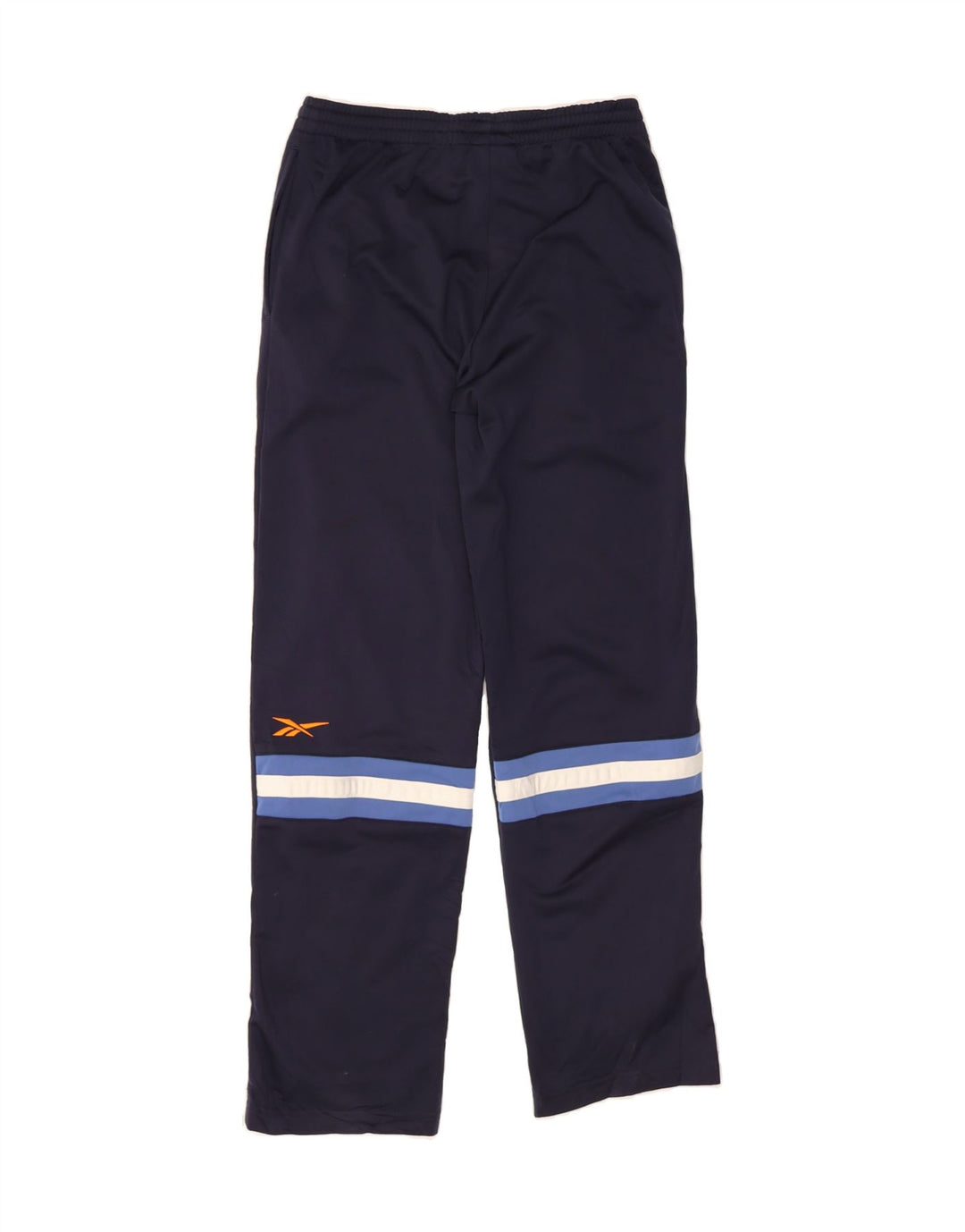 REEBOK Boys Tracksuit Trousers 15-16 Years  Navy Blue Colourblock Vintage Reebok and Second-Hand Reebok from Messina Hembry 