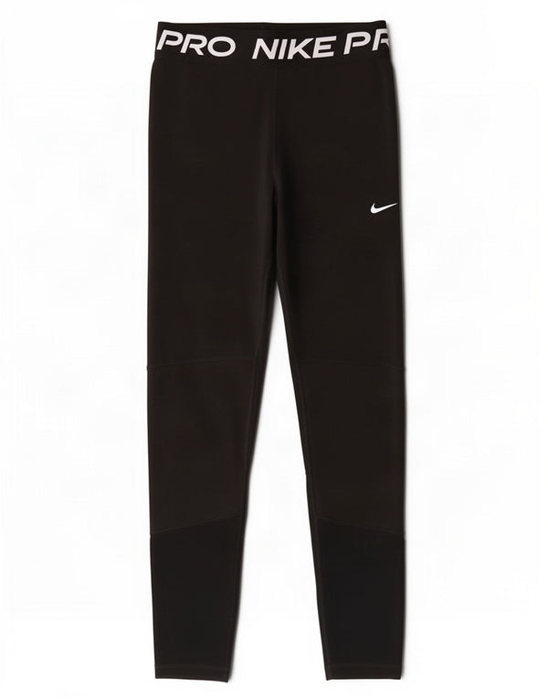 Nike Girls Dri Fit Graphic Leggings 13-14 Years XL Black